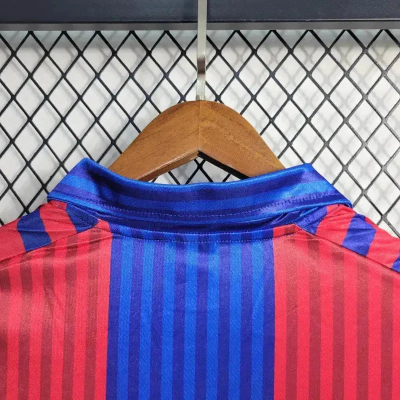 "Camisa Barcelona Home Retrô 1992 - Torcedor Masculina Manga Longa - Netmantos"