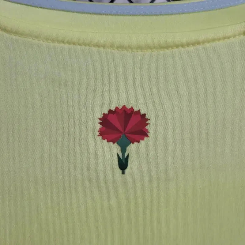 "Camisa Espanha Away 24/25 - Torcedor Infantil Amarela - Netmantos"