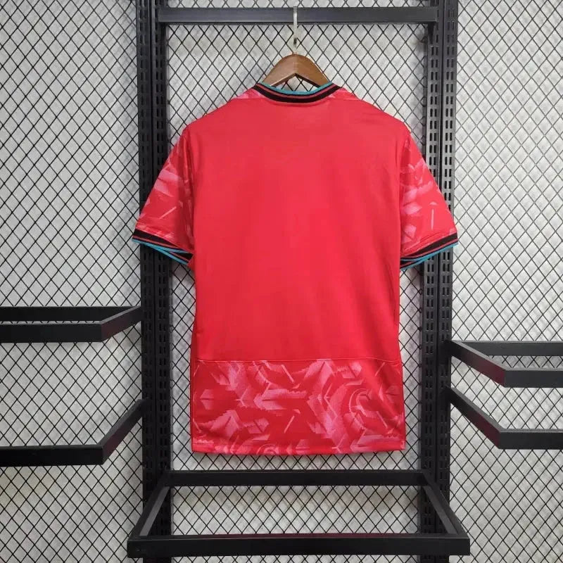 "Camisa Coréia Home 24/25 - Torcedor Masculina Vermelha - Netmantos"