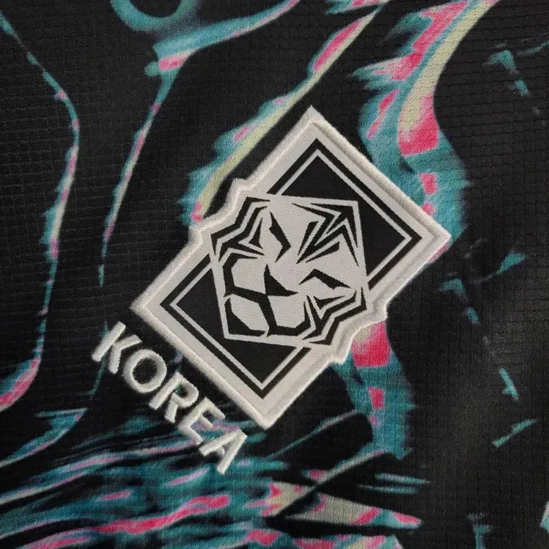 "Camisa Coréia Away 24/25 - Torcedor Masculina Preta - Netmantos"
