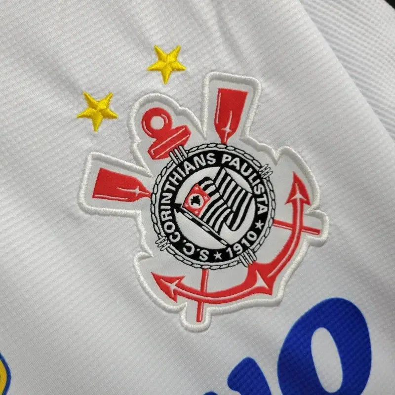 "Camisa Timão Retrô 1999 - Torcedor Masculina Branca - Netmantos"