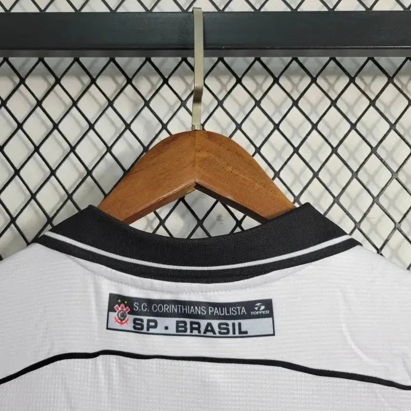 "Camisa Timão Retrô 1999 - Torcedor Masculina Branca - Netmantos"
