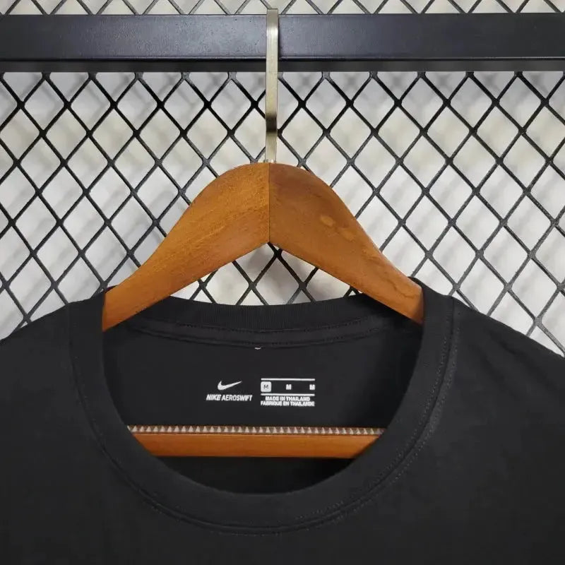 "Camisa Timão BALMAIN 24/25 - Torcedor Masculina Refletiva Preta - Netmantos"
