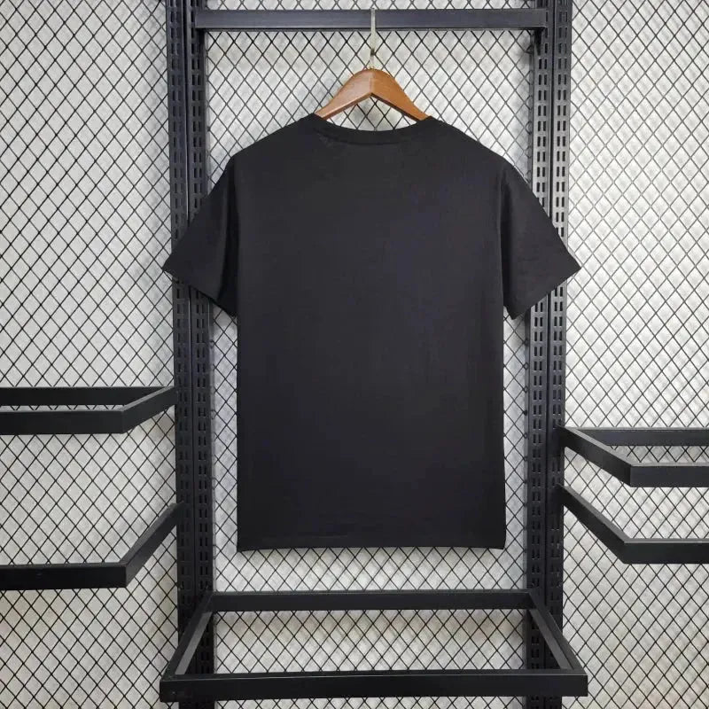 "Camisa Timão BALMAIN 24/25 - Torcedor Masculina Refletiva Preta - Netmantos"