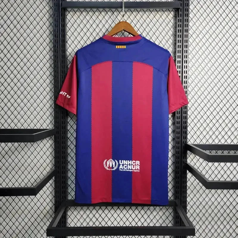 "Camisa Barcelona Karol G Home 23/24 - Torcedor Masculina Coração - Netmantos"