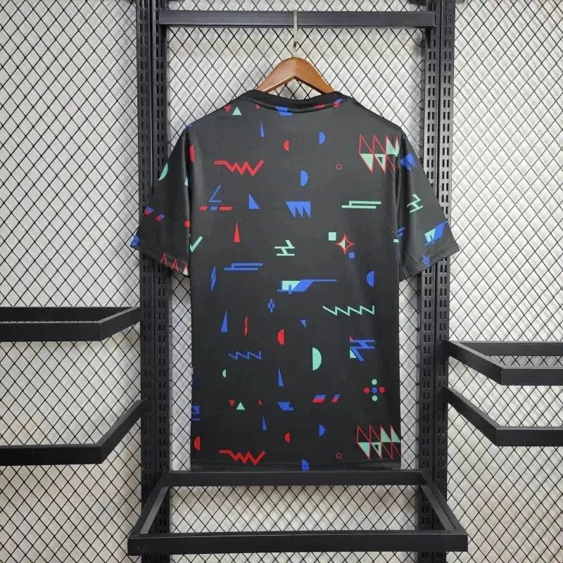 "Camisa Portugal Treino 24/25 - Torcedor Masculina Preta - Netmantos"