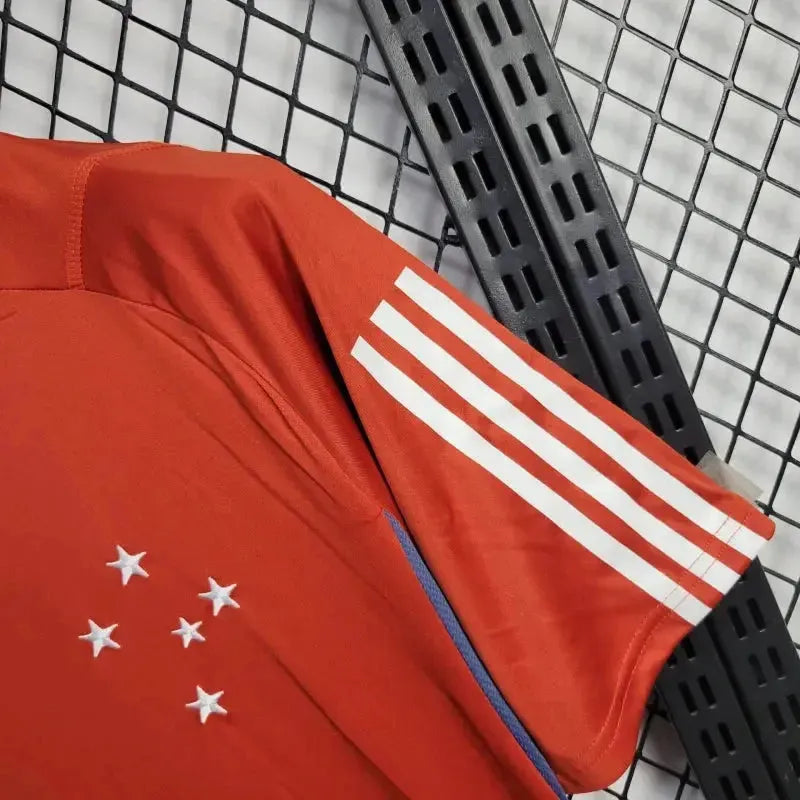 "Camisa Cruzeiro Treino 24/25 - Torcedor Masculina Vermelha - Netmantos"