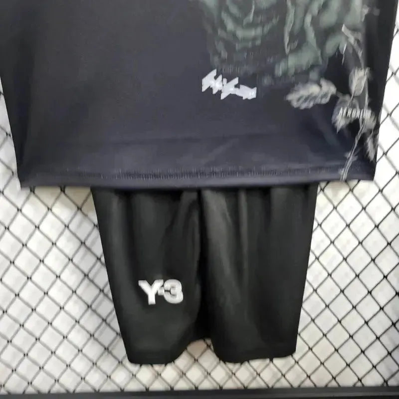 "Camisa Real Madrid Fourth Y3 24/25 - Torcedor Infantil Preta - Netmantos"