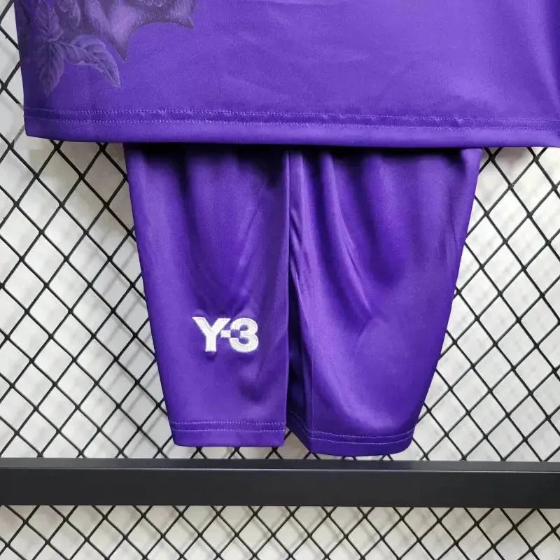 "Camisa Real Madrid Fourth Y3 24/25 - Torcedor Infantil Roxa - Netmantos"