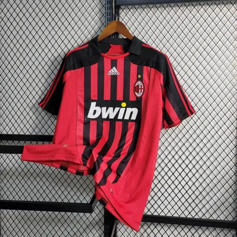 "Camisa AC Milan Home Retrô 2007/08 - Torcedor Masculina - Netmantos"
