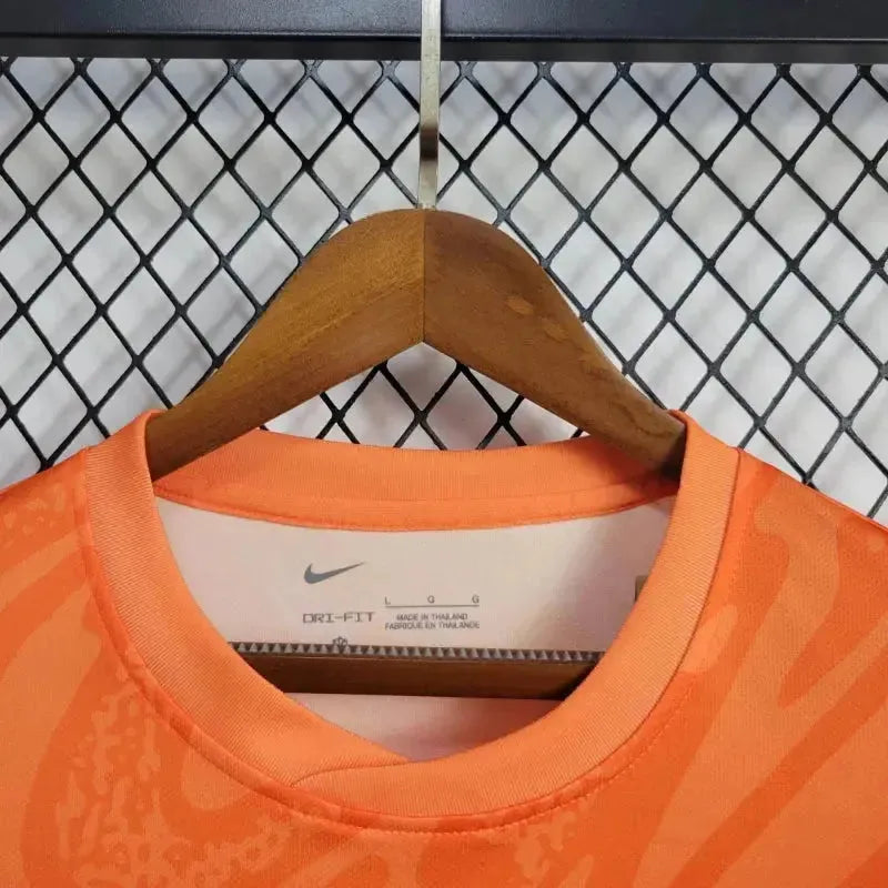 "Camisa Inglaterra Goleiro 24/25 - Torcedor Masculina Laranja - Netmantos"