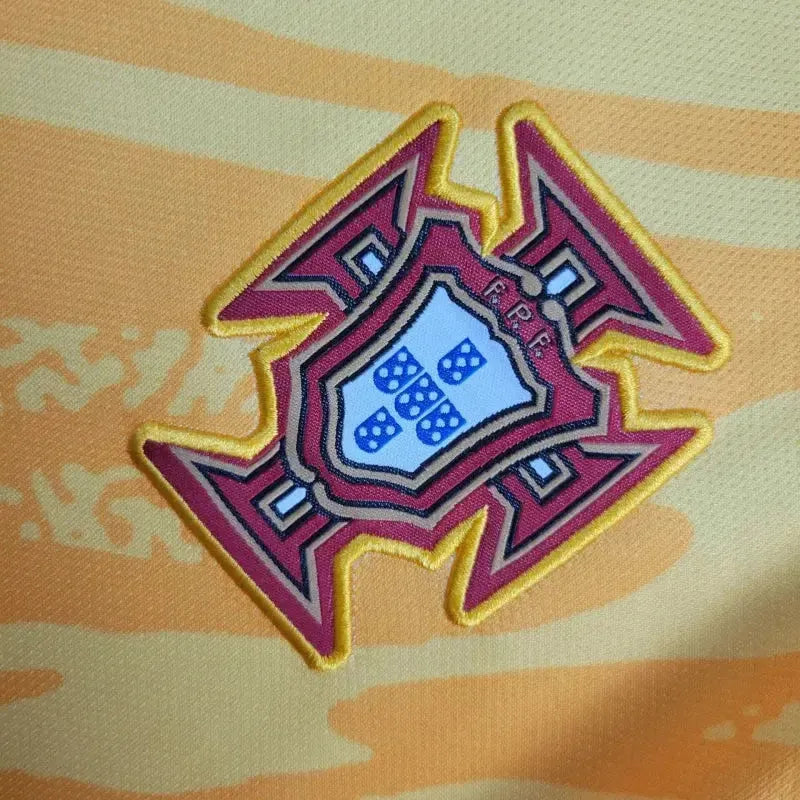 "Camisa Portugal Goleiro 24/25 - Torcedor Masculina Amarela - Netmantos"