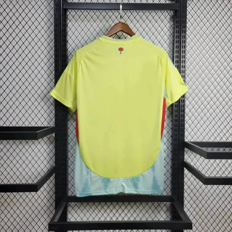 "Camisa Espanha Away 24/25 - Torcedor Masculina Amarela - Netmantos"