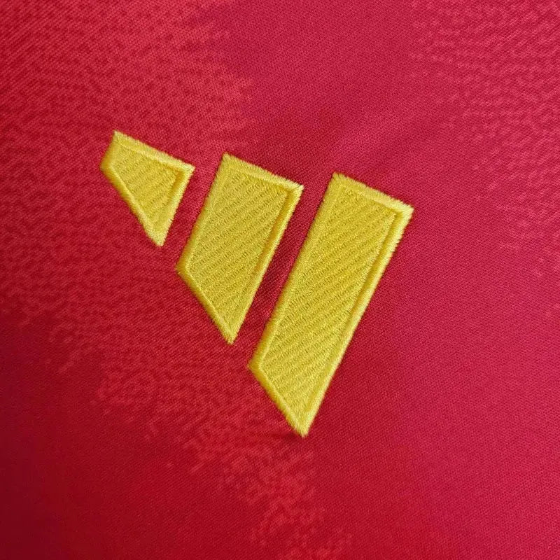 "Camisa Espanha Home 24/25 - Torcedor Masculina Vermelha e Amarela - Netmantos"