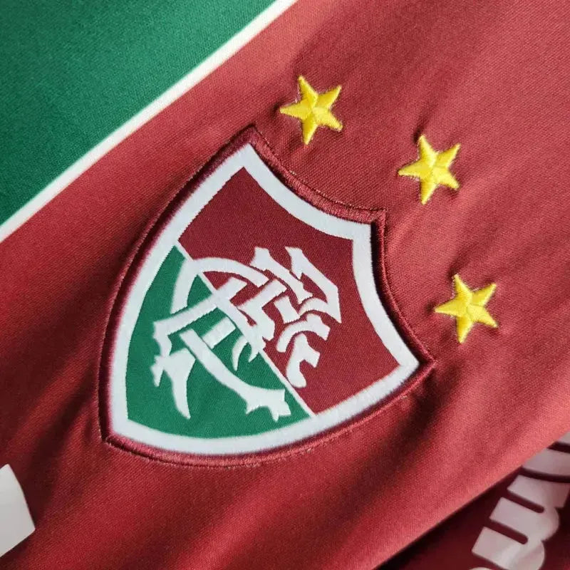 "Camisa Fluminense Retrô Home 2010 - Torcedor Masculina Vermelha e Verde - Netmantos"