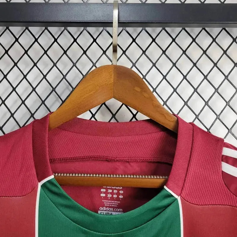 "Camisa Fluminense Retrô Home 2010 - Torcedor Masculina Vermelha e Verde - Netmantos"