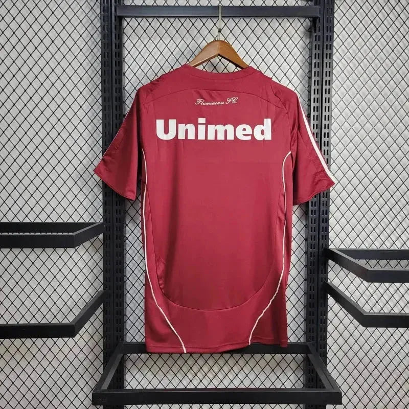 "Camisa Fluminense Retrô Home 2010 - Torcedor Masculina Vermelha e Verde - Netmantos"