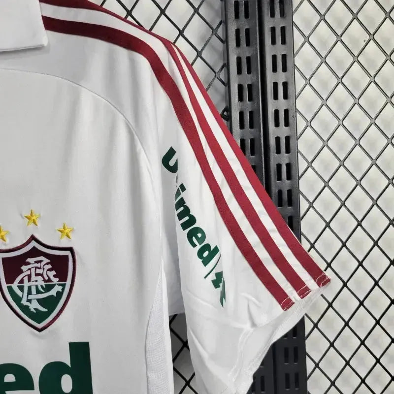 "Camisa Fluminense Retrô Away 2010 - Torcedor Masculina Branca - Netmantos"