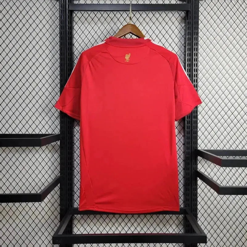 "Camisa Liverpool Retrô 2008/09 - Torcedor Masculina Vermelha - Netmantos"