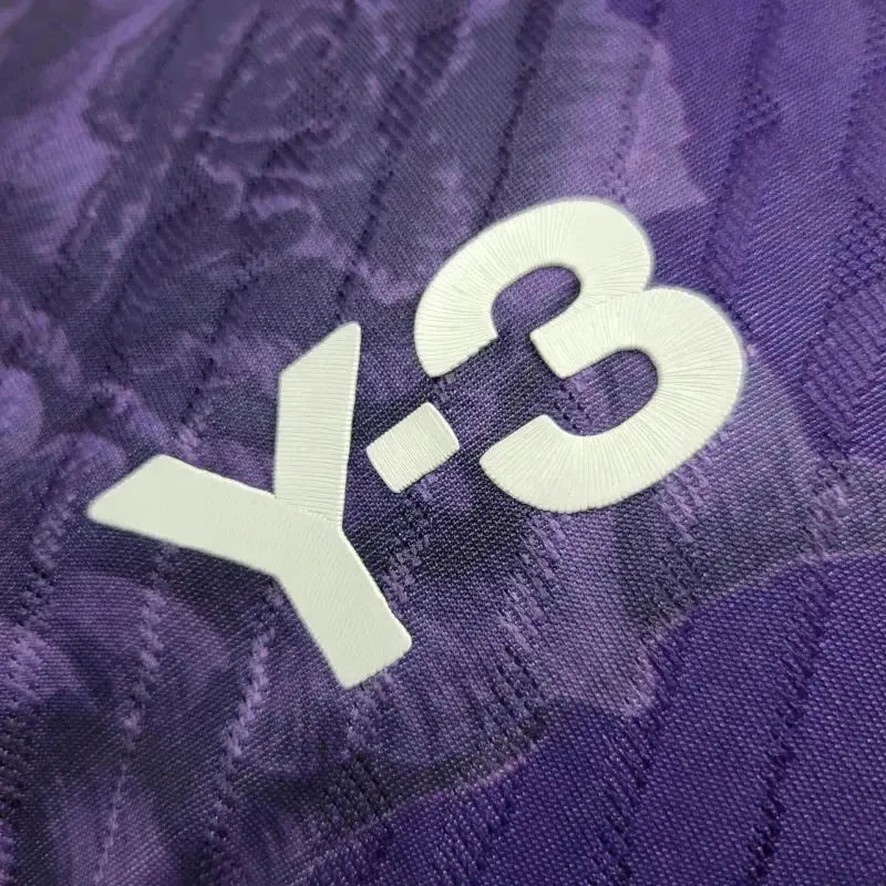 "Camisa Real Madrid Fourth Y3 24/25 - Jogador Masculina Roxa - Netmantos"