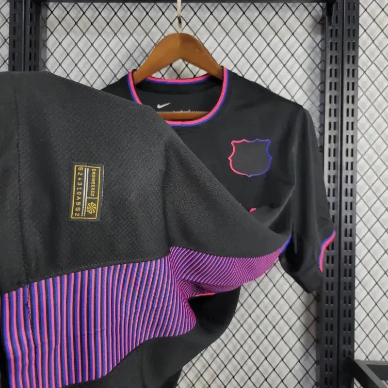 "Camisa Barcelona Edição Especial 24/25 - Torcedor Masculina Preta - Netmantos"