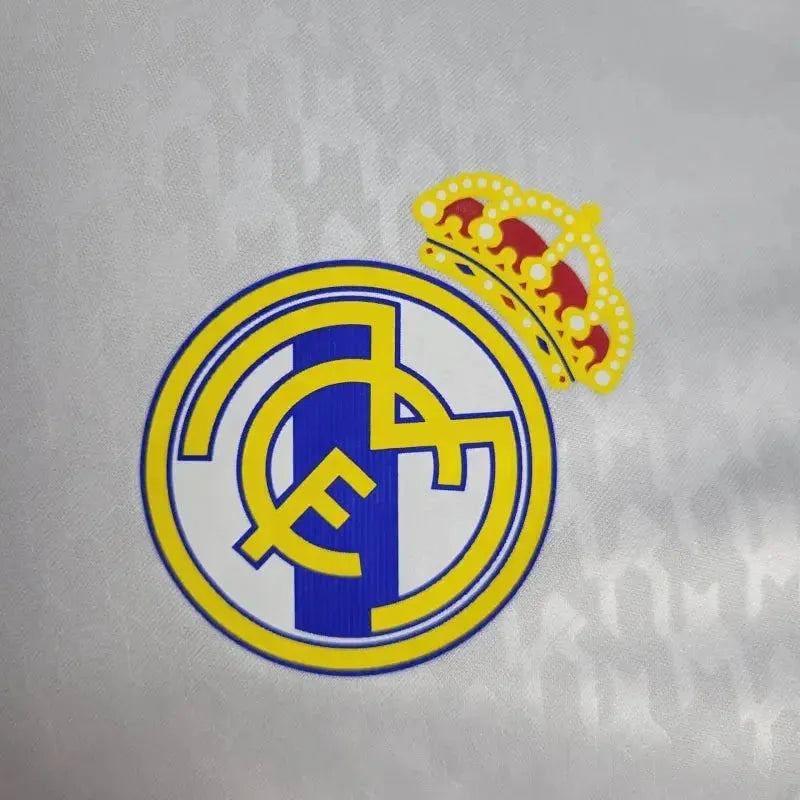 "Camisa Real Madrid Home 24/25 - Jogador Masculina Branca - Netmantos"