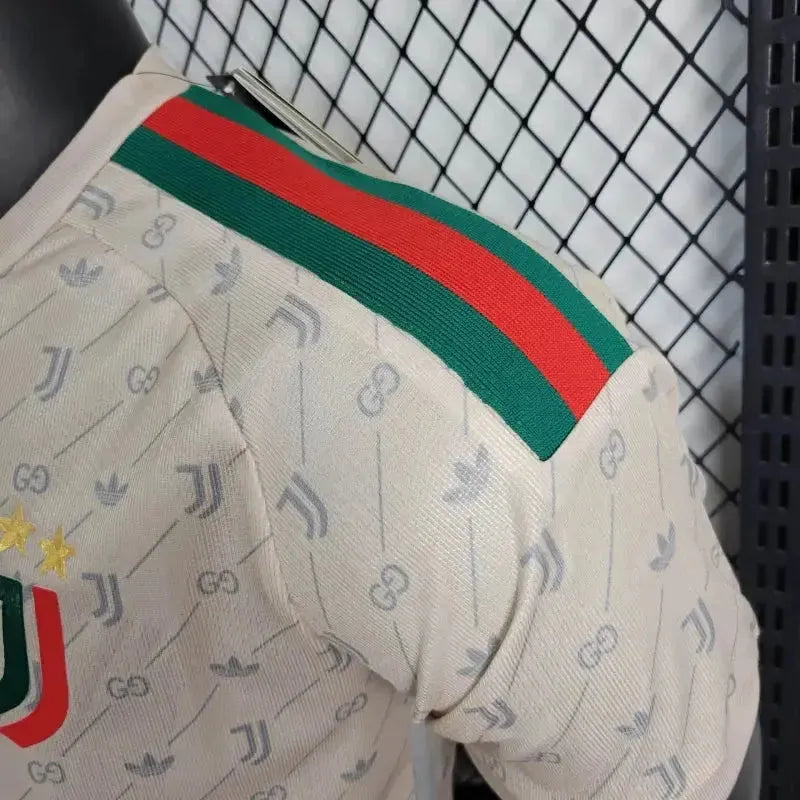 "Camisa Juventus Edição Especial Gucci 24/25 - Jogador Masculina Bege - Netmantos"