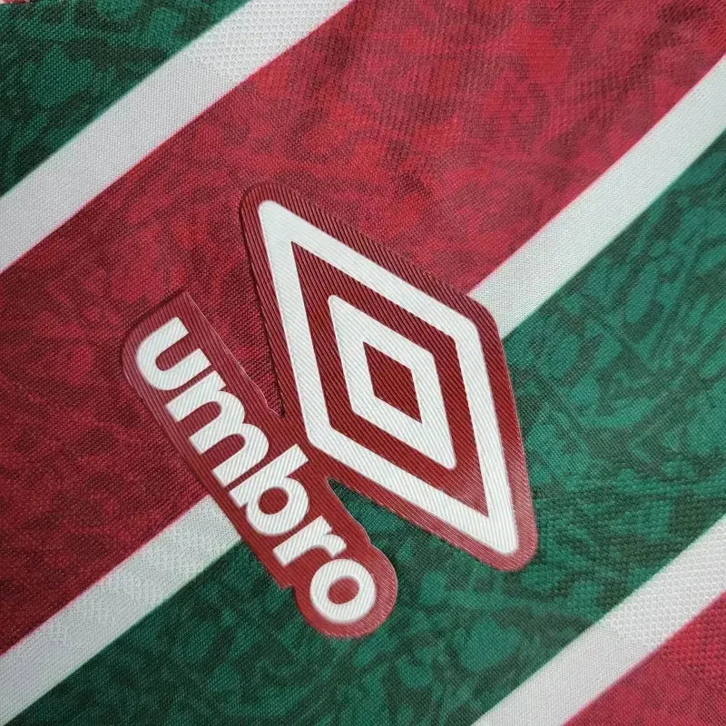 "Camisa Fluminense Home 24/25 - Torcedor Masculina + Patches Libertadores + Patrocínio - Netmantos"