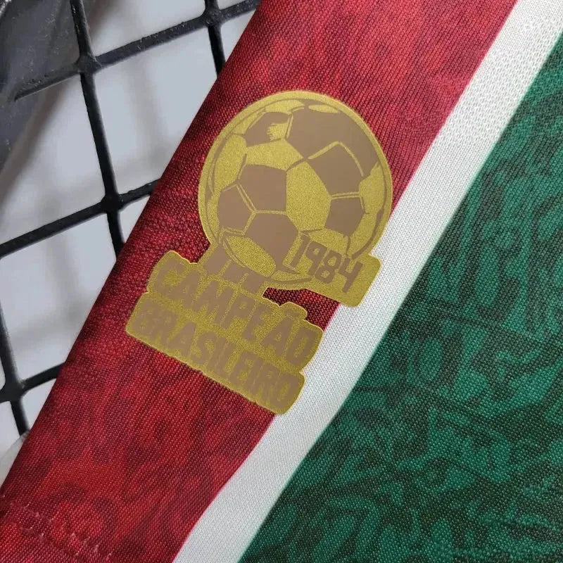 "Camisa Fluminense Home 24/25 - Torcedor Masculina + Patches Libertadores + Patrocínio - Netmantos"