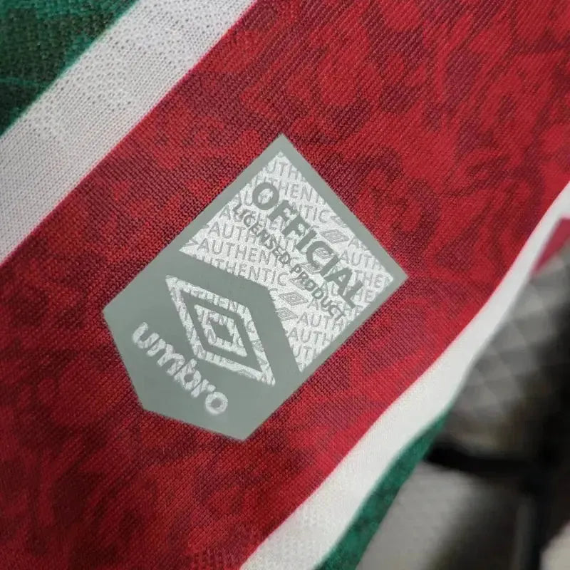 "Camisa Fluminense Home 24/25 - Torcedor Masculina + Patches Libertadores + Patrocínio - Netmantos"
