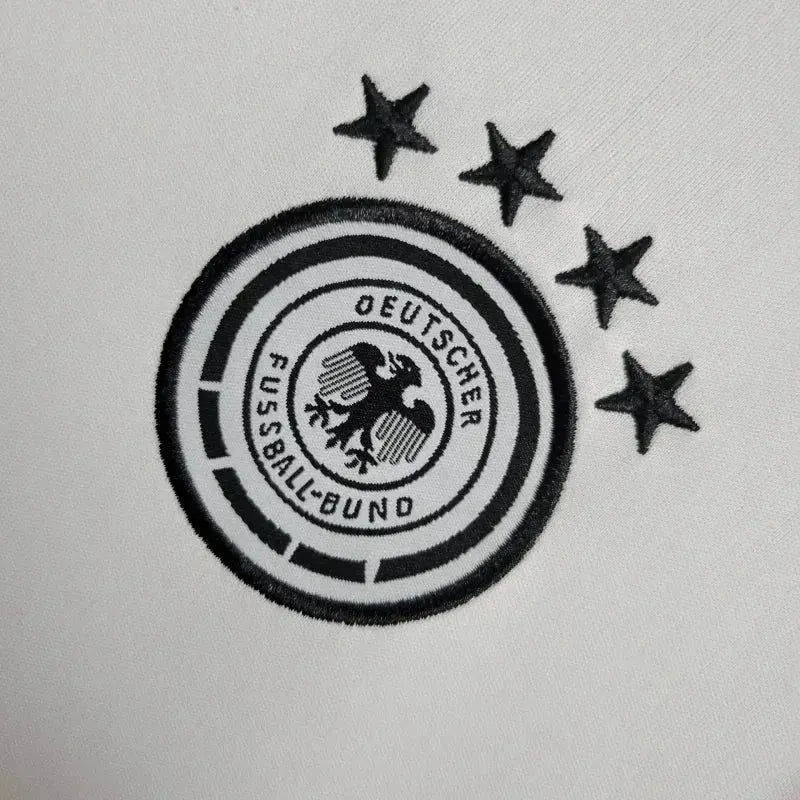 "Camisa Alemanha Home 24/25 - Torcedor Infantil Branca e Laranja - Netmantos"
