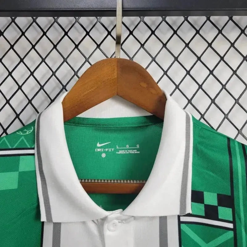"Camisa Nigéria 24/25 - Torcedor Masculina Verde - Netmantos"