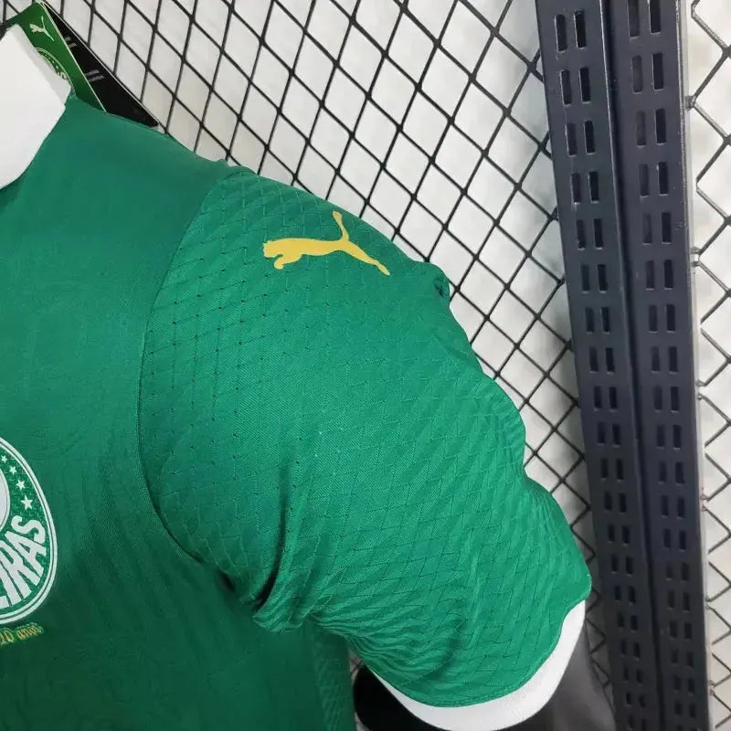 "Camisa Palmeiras Home 24/25 - Jogador Masculina Verde + Patch Brasileirão e Avanti + Patrocínios - Netmantos"