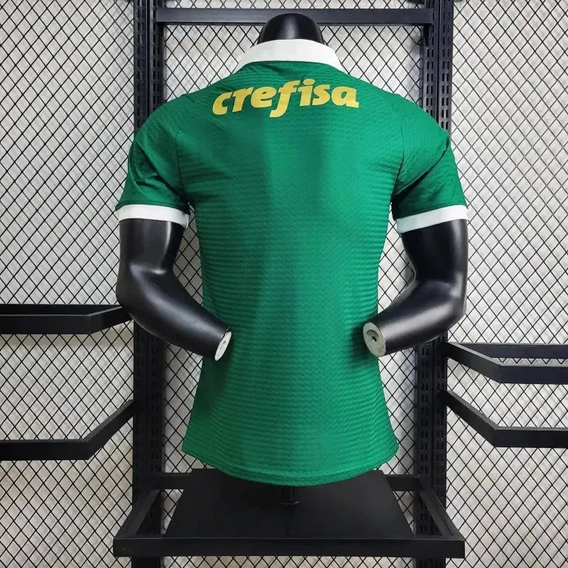 "Camisa Palmeiras Home 24/25 - Jogador Masculina Verde + Patch Brasileirão e Avanti + Patrocínios - Netmantos"
