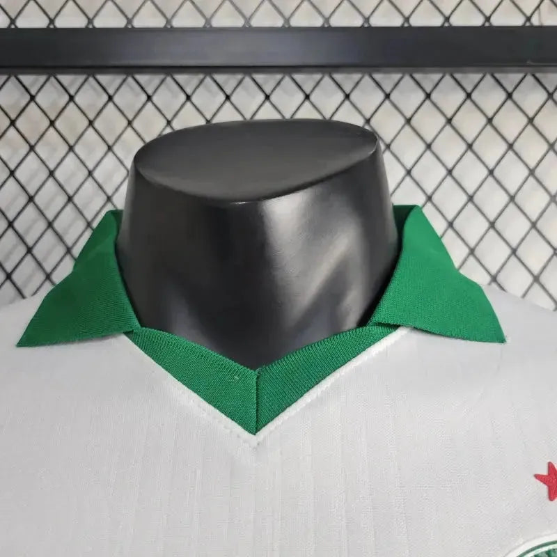 "Camisa Palmeiras Away 24/25 - Jogador Masculina Branca e Dourada + Patch Brasileirão e Avanti + Patrocínios - Netmantos"