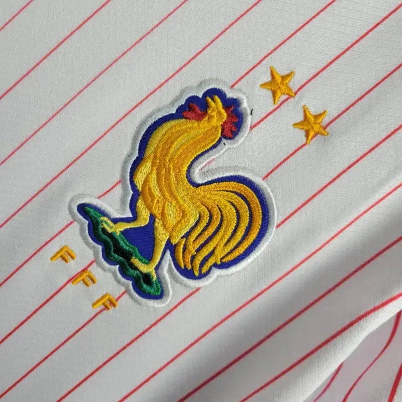 "Camisa França Away 24/25 - Torcedor Feminina Branca - Netmantos"