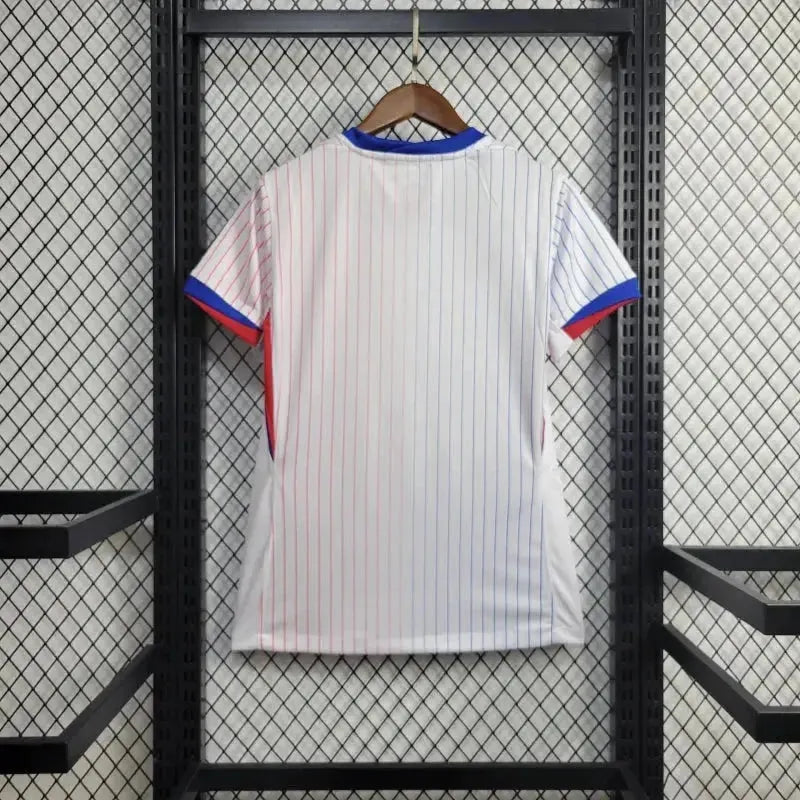 "Camisa França Away 24/25 - Torcedor Feminina Branca - Netmantos"