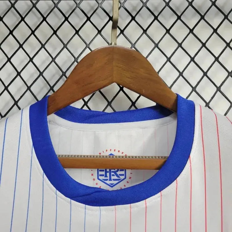 "Camisa França Away 24/25 - Torcedor Feminina Branca - Netmantos"