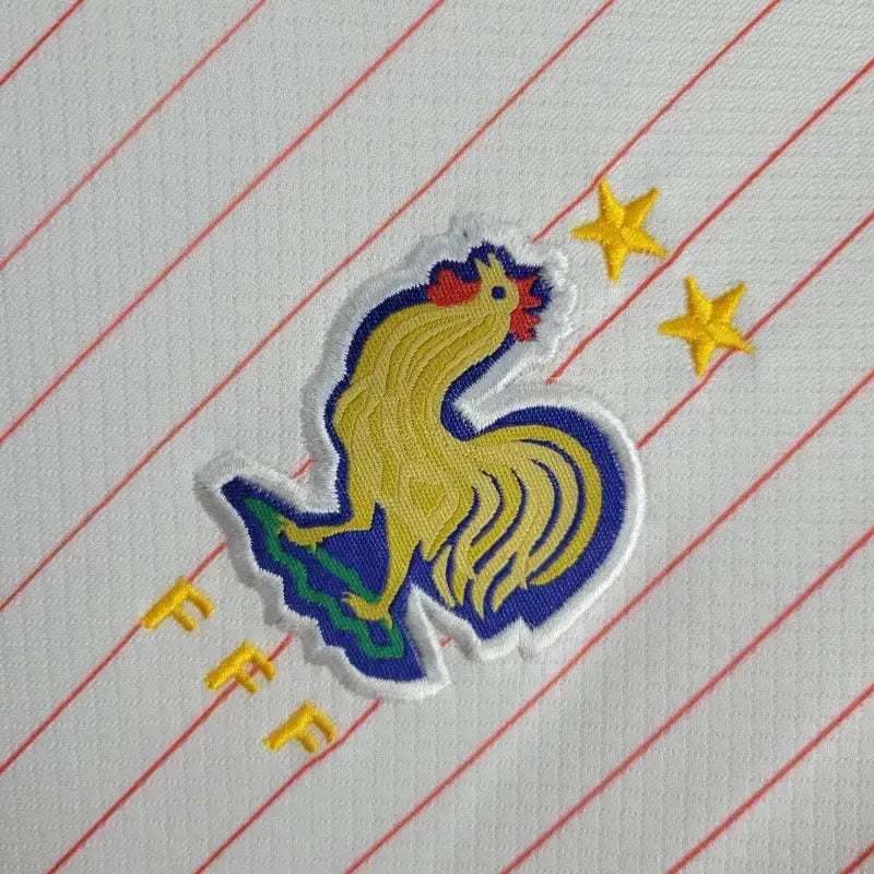 "Camisa França Away 24/25 - Torcedor Infantil Branca - Netmantos"