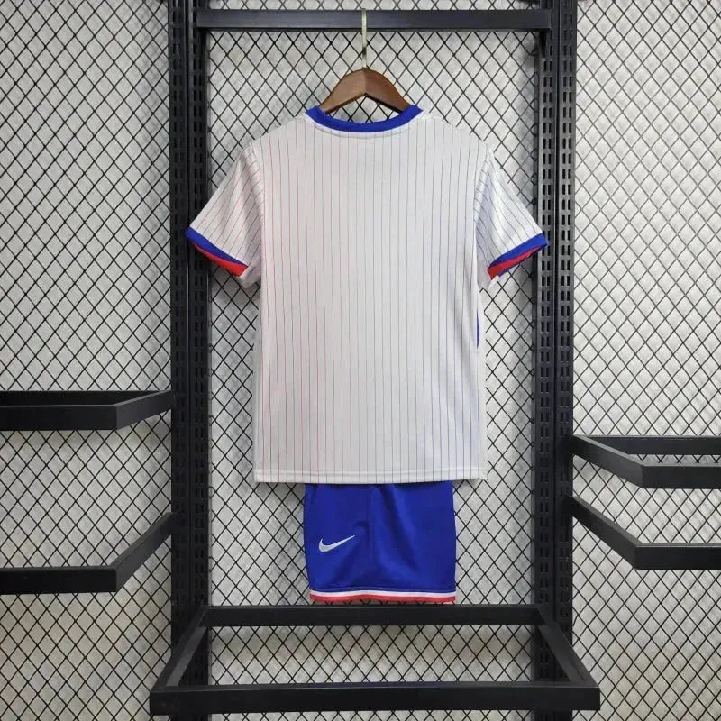 "Camisa França Away 24/25 - Torcedor Infantil Branca - Netmantos"