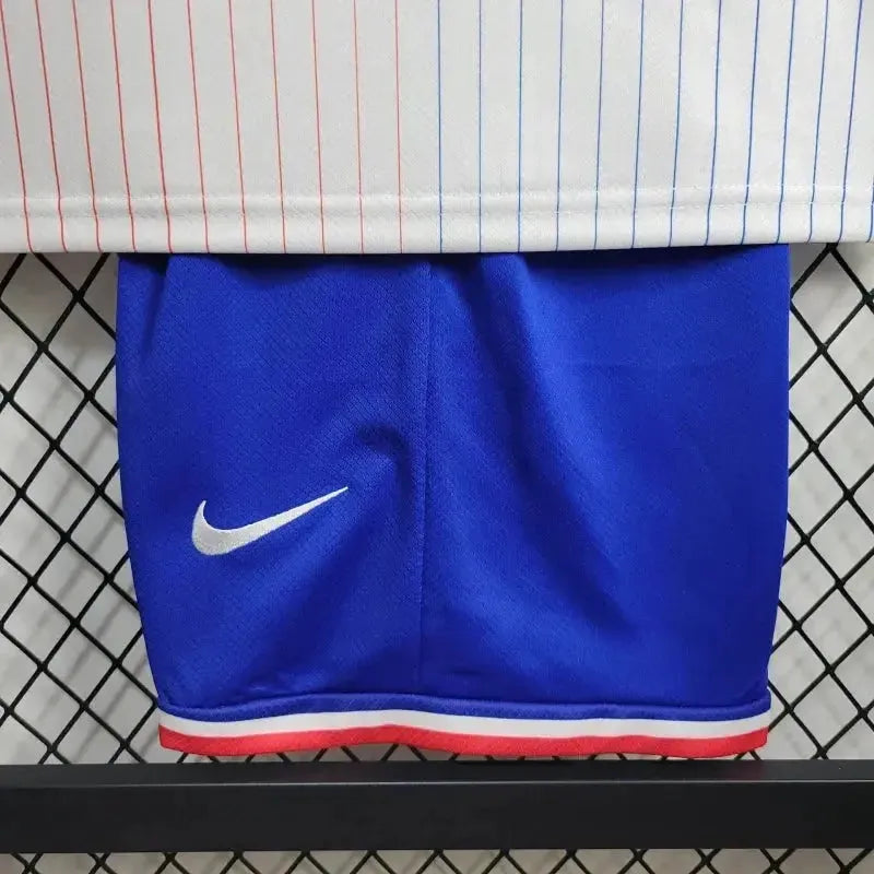"Camisa França Away 24/25 - Torcedor Infantil Branca - Netmantos"