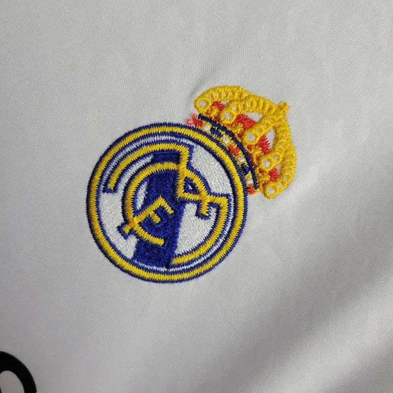 "Camisa Real Madrid Home 24/25 - Torcedor Infantil Branca - Netmantos"