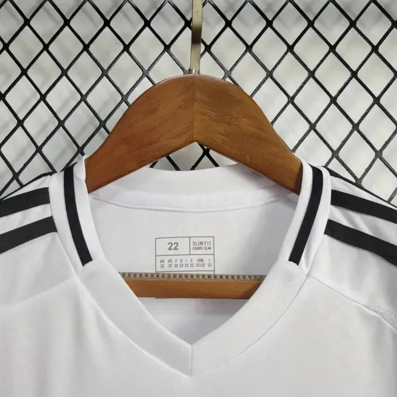 "Camisa Real Madrid Home 24/25 - Torcedor Infantil Branca - Netmantos"