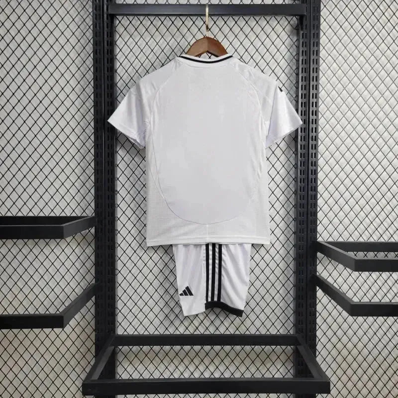"Camisa Real Madrid Home 24/25 - Torcedor Infantil Branca - Netmantos"