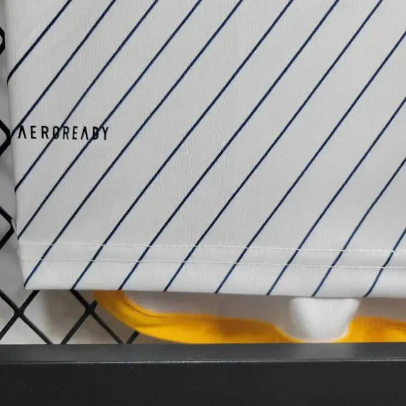 "Camisa LA Galaxy Home 24/25 - Torcedor Masculina Branca e Amarela - Netmantos"