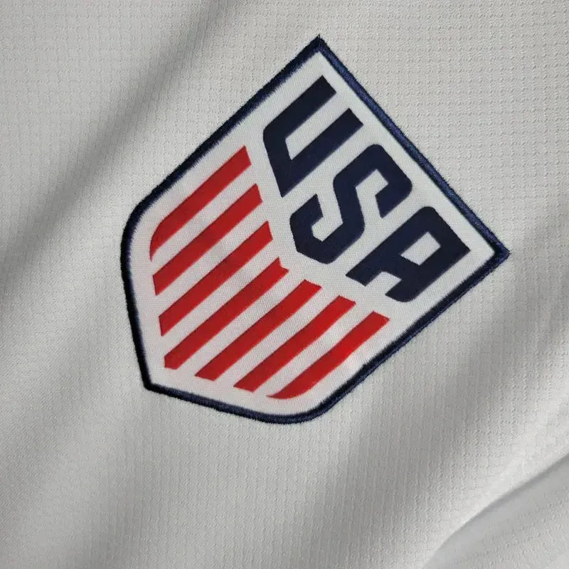 "Camisa EUA Home 24/25 - Torcedor Masculina Branca - Netmantos"