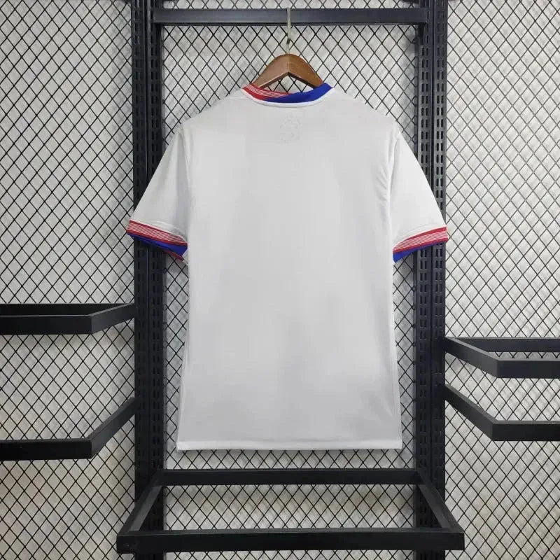 "Camisa EUA Home 24/25 - Torcedor Masculina Branca - Netmantos"