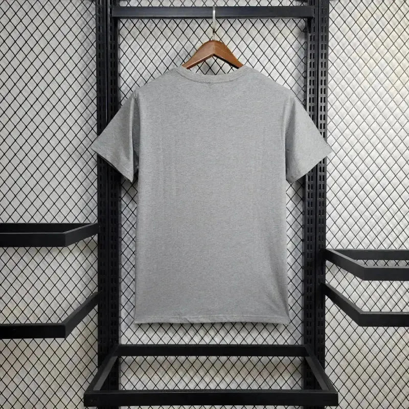 "Camisa Barcelona BALMAIN 24/25 - Torcedor Masculina Refletiva Cinza - Netmantos"