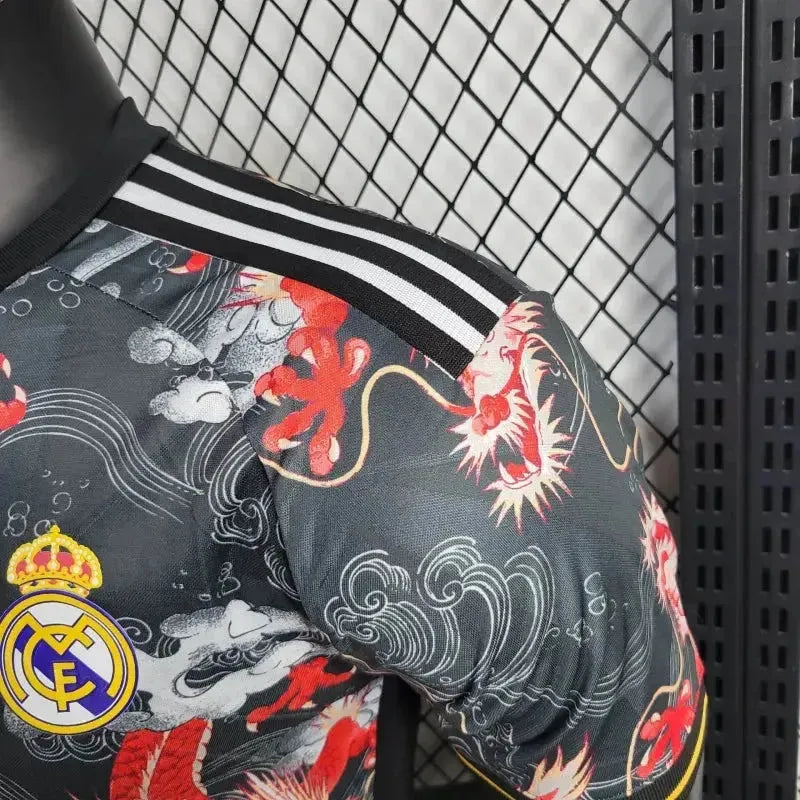 "Camisa Real Madrid Edição Especial 24/25 - Jogador Masculina Dragão - Netmantos"