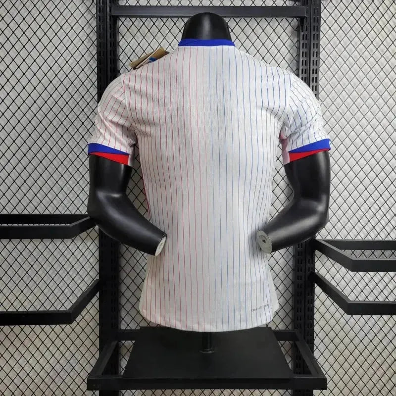 "Camisa França Away 24/25 - Jogador Masculina Branca - Netmantos"